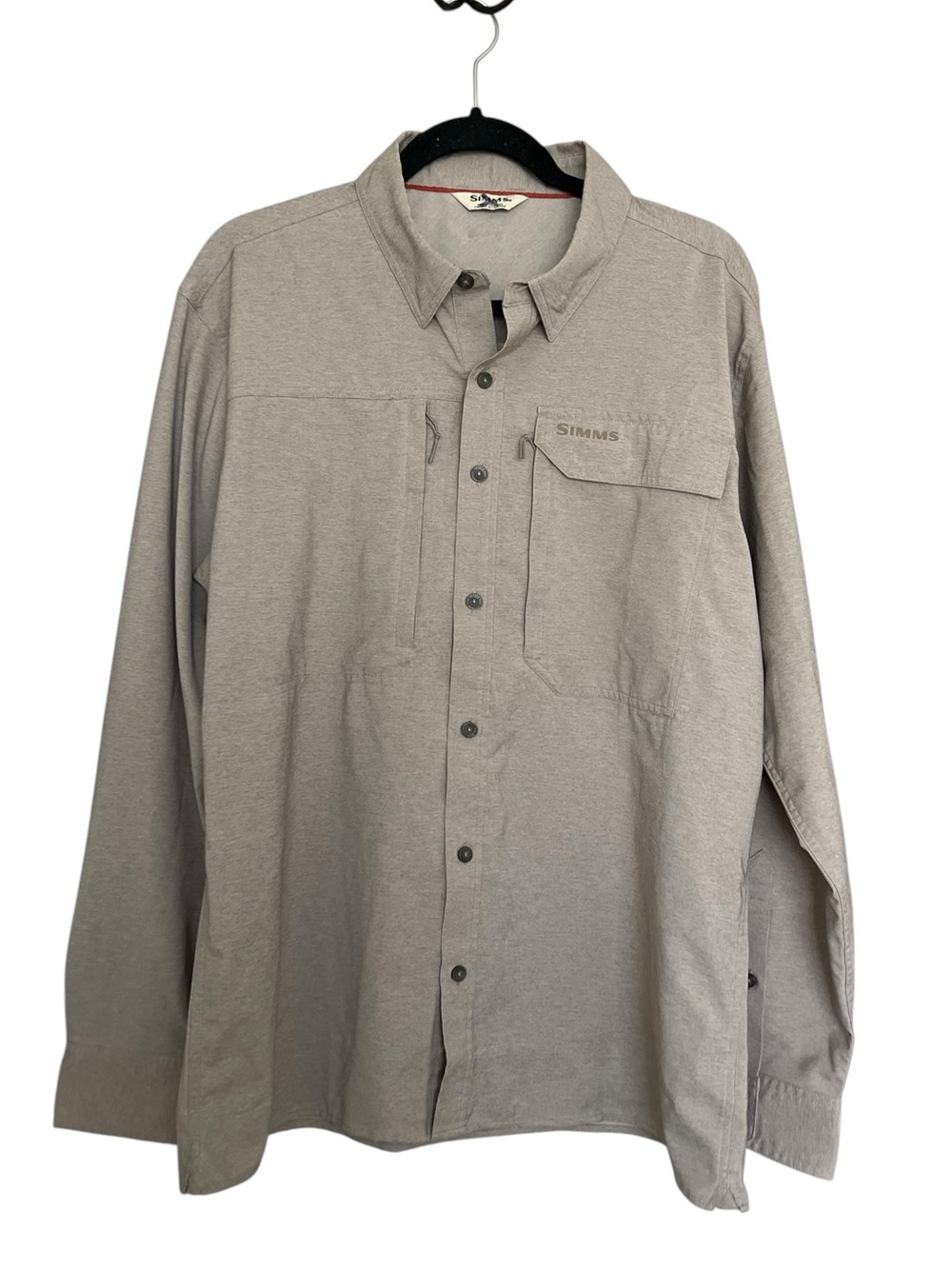 Simms Men's Long-Sleeve Button-Down Shirt